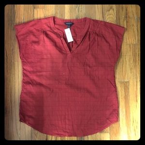 Banana Republic Red Blouse